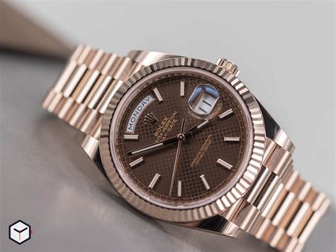 men's rolex chocolate|rolex day date reference 228235.